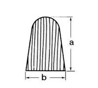 Profilo teak falchetta 28x20 mm Bottazzo Parabordi Paracolpi - 1 PZ - 71.012.00