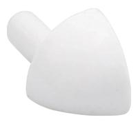 Profilo terminale a quarto di tondo angolo esterno PVC bianco lucido 8 mm Bianco brillante