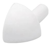 Profilo terminale a quarto di tondo angolo esterno PVC bianco opaco 10 mm Bianco - opaco
