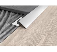 Profilo terminale a rampa in ACCIAIO. Barra 2.5 m