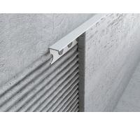 Profilo Terminale e Delimitazione in ALLUMINIO Bianco. Barra 2.5 m