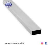 Profilo Tubo Rettangolare in Alluminio Da 20 a 100 mm in Diverse Dimensioni