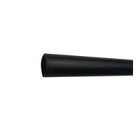 Profilo tubo tondo 1 m x Ø 10 mm in pvc nero opaco Nero opaco