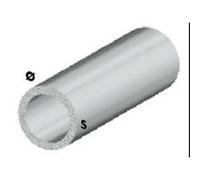 profilo tubo tondo cm 200 h cromato Ø 12x1 mm profili tubi alluminio