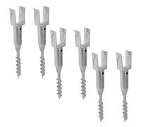 Profilo U Supporto A Terra Inserto 6x 7x7 70mm Zincato
