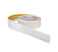 ProfiPVC Battiscopa PVC 50x20 mm - 20 metro, Adesivo, con Striscia Spezzata, Battiscopa Angolare Autoadesivo, flessibile e morbida, montaggio facile, 50x20 mm, Grigio Chiaro