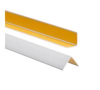 ProfiPVC Profilo Angolare PVC 30x30 mm - Listello di protezione in plastica flessibile - Striscia autoadesiva - Riparo dei profili angolari e bordi, facile da installare - 180cm, Grigio Chiaro