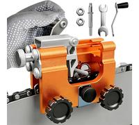 ProfiSaw Chain Sharpener - Kit per affilacoltelli a mano portatile Chainsaw Sharpener Chain Sharpener The Precise Universal Sharpener for All Chainsaws | Razor Sharp in Minutes| Arancione