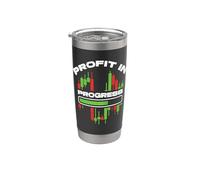Profitto in corso Criptovaluta Trader Crypto Trading G icchiere termico in acciaio inox doppia parete