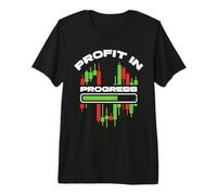Profitto in Corso Criptovaluta Trader Crypto Trading Geek Maglietta Premium