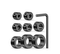 profondità di Foratura Punta di Arresto Set di collari Posizionatore Regolabile Blocco del Limite Chiave a brugola Stringere Il Tappo Strumento for la Lavorazione del Legno