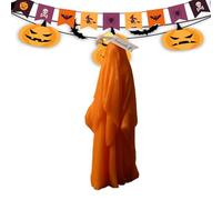 profumate di Halloween, fantasma di Halloween, horror, decorazione per interni per feste, candela decorativa da tavolo sicura atmosfera spettrale per camera da e