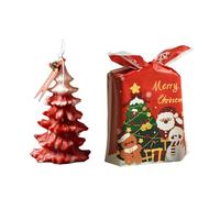Profumate Natalizie - Aŕoma Mela Rossa A Forma Di Pupazzo Di Neve E Albero, Novità Artigianale Decorazione Per Aromaterapia, Centrotavola Festivo Da Festa, Arredo Tavolo, & Regalo