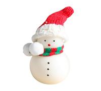 Profumate Natalizie,Design Con Pupazzo Di Neve Fragranza Rinfrescante | Candela A Forma Di Pupazzo Di Neve Come Centrotavola Per Decorazioni Della Tavola,Per Camera Da Soggiorno Matrimonio Yoga Medita