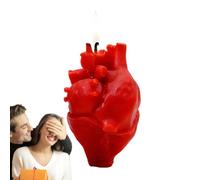 profumate per la fragranza della stanza, a forma di cuore | Candela per aromaterapia, realizzata a mano, realistica miscela di cera di soia, fragranza per aromaterapia a lunga durata
