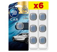 Profumatore Auto 6 Deodoranti Auto Fragranza Oceano Elimina Odori Fino a 30