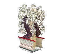 Profumatore cristallo acrilico BONSAI GELSOMINO Bianco