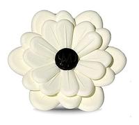 Profumatore D'Auto Di Muhà Da Car Flower. Car Diffuser Realizzato In Plastica, Dimensioni: 63X22X63. Oggetto Di Colore Bianco E Frangranza: Fiori Di Cotone. La Referenza È Carf05