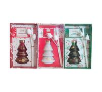 Profumatore diffusore ambiente natalizio albero Natale 3 fragranze con bastoncin