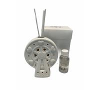 Profumatore Ruota panoramica luce led 9x5x11 cm BIANCO bomboniera 126R