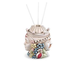 Profumatore Testa di Moro Bicolorcon profumatore incluso Media 7xh 10 cm - bifacciale moro siciliano uomo donna multicolor