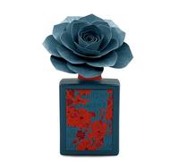 MUHA' | Profumatore per ambiente Art Diffuser, Fragranza MELOGRANO, Diffusore Ambiente con Rosa in Legno di Betulla, Formato da 100 ml