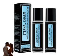 Profumo ai Feromoni per Uomo - Fragranza a Lunga Durata dal Potere Attrattivo - Aumenta il Fascino e la Sicurezza di Sé: Ideale per la Vita Quotidiana, il Lavoro e le Feste (2Pezzo)