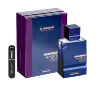 Profumo Amber Oud Dubai Night Eau de Parfum 100 ml, profumo arabo unisex a lunga durata, con nebulizzatore, fragranza orientale in legno con note di zafferano, rosa bulgara e ambra (Dubai Night)