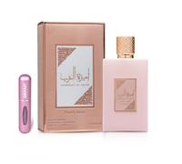 Profumo Ameerat Al Arab Prive Rose Original 100 ml, profumo arabo per donna di lunga durata, EDP importato da Dubai, con atomizzatore (Prive Rose)
