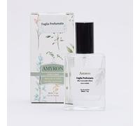 Profumo Botanico Foglia Profumata 30ml AMYRON, Creato Con Ingredienti Al 100% Naturali A Base di Olio Essenziale Alloro/Fragranza Artigianale Made In Italy.