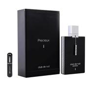 Profumo Club de Nuit Precieux I Extrait de Parfum 55 ml, Profumo Arabo Unisex a Lunga Durata, Include Atomizzatore, Fragranza Araba Araba Ricca Legnata con Ananas, Vaniglia e Pelle (Precieux I)