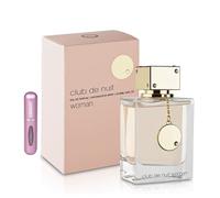 Profumo Club de Nuit Woman 105ML, Profumo Arabo per Donna a Lunga Durata, Eau de Parfum Importato da Dubai, Fragranza Floreale Fruttata e Sofisticata, Include Atomizzatore Ricaricabile 5ML (Donna)