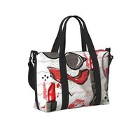 Profumo cosmetico Stampa artistica leggera Carry On Tote Donne Uomini Borsa a Mano Viaggio Weekend Vacanze Brevi Viaggi