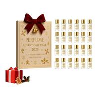 Profumo di lusso per calendario dell'Avvento, 24 giorni, profumo di design per uomo e donna, mini set di profumi da viaggio, set regalo di alta qualità per Natale, profumo di lunga durata