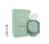Profumo di pistacchio Bliss Eau de Parfum 100 ml, profumo arabo unisex a lunga durata, con nebulizzatore, fragranza con note di pistacchio, nocciola, vaniglia e zucchero di cotone (Pistachio Bliss)