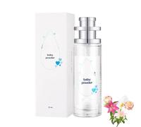 Profumo di polvere per bambini Elyven, spray per profumi morbidi, profumi in polvere spray, umidità e fragranza di lunga durata, aroma floreale e cremoso per donne e uomini (bianco)