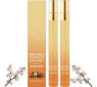 Profumo di vaniglia da donna, olio profumato alla vaniglia, spray per il corpo, spray per capelli e corpo, dimensioni da viaggio (2 pezzi)