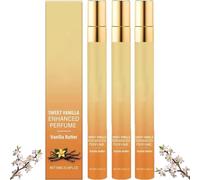Profumo di vaniglia per donne, olio profumato alla vaniglia, spray per il corpo, spray per capelli e corpo, dimensioni da viaggio (3 pezzi)