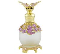 Profumo Dubai da donna, olio di profumo arabo, fragranza Dubai concentrata portatile a lunga durata da 15 ml con una lussuosa bottiglia da donna