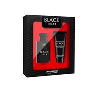 Profumo eau de toilette BLACK NIGHT VERSIONE 2 LIMITED EDITION CONFEZIONE SET PROFUMO 50 ML + CREMA Shower Gel 50 ML UOMO kit regalo