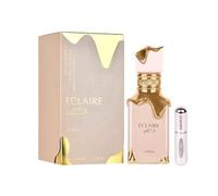 Profumo Eclaire 100 ml, profumo arabo da donna a lunga durata, Eau da Parfum importato da Dubai, include atomizzatore ricaricabile 5 ml, fragranza floreale e dolce (Eclaire)