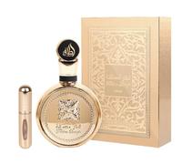 Profumo Fakhar Extrait Gold Unisex 100 ml, Profumo Arabo Unisex a Lunga Durata, Eau da Parfum Importato da Dubai, Fragranza Legnosa e Orientale Include Atomizzatore Ricaricabile 5 ml (Extrait Gold)