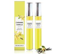 Profumo Feromoni Per Donna,2pc Profumo alla vaniglia,roll on oli essenziali,olio profumato alla vaniglia, profumo aromatico per il corpo, olio profumato alla vaniglia, dimensioni da viaggio
