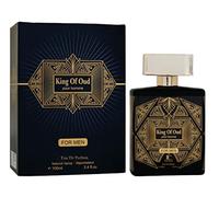 Profumo King of Oud 100 ml, profumo King of Oud Eau De Toilette da uomo, profumo di zafferano, muschio e profumo di Oud, fragranza King of Oud Pour Homme, profumo da 100 ml di Sapphire's Choice