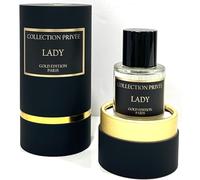 Profumo LADY Collection Privée Nouvelle Edition (Gold Edition), idea regalo, profumo di lunga durata e unisex da 50 ml, prodotto in Francia (LADY)
