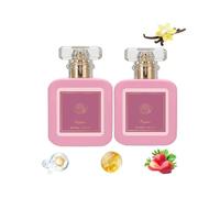 Profumo Marshmallow Blush fresco e persistente da donna, profumo da donna Strawberry Candy Sweet Vitality (2PCS)