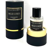 Profumo MLLE COCO Collection Privée Nouvelle Edition (Gold Edition), idea regalo, profumo di lunga durata e unisex da 50 ml, prodotto in Francia (MLLE COCO)