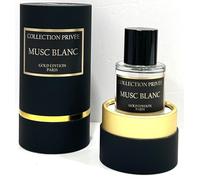 Profumo MUSC BLANC Collection Privée Nouvelle Edition (Gold Edition), idea regalo, profumo di lunga durata e unisex da 50 ml, prodotto in Francia (MUSC BLANC)