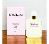 Profumo Narciso Sunset World Eau de Toilette 100ml - Fragranza Floreale Muschiata da Donna con Tocchi Morbidi ed Eleganti - Ideale per l'uso quotidiano o come regalo speciale - Design sofisticato in t