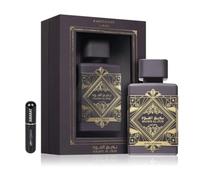 Profumo Originale Badee Al Oud Ametista 100 ml, Eau de Parfum Importato da Dubai con Aromi Dolci di Lunga Durata, Ideale per Uso Giornaliero e Notturno, Include Atomizzatore Ricaricabile 5ML (Ametista